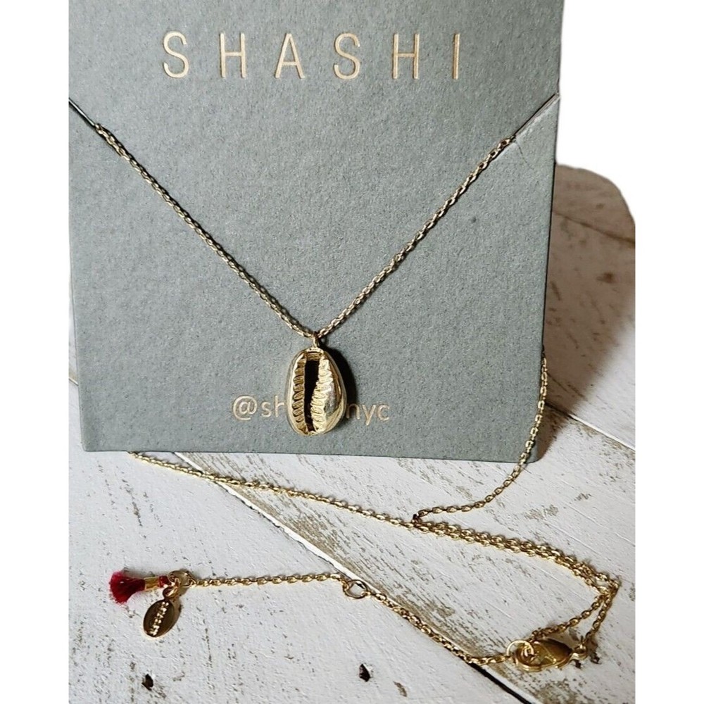 Shashi Cowrie Shell Beach Necklace